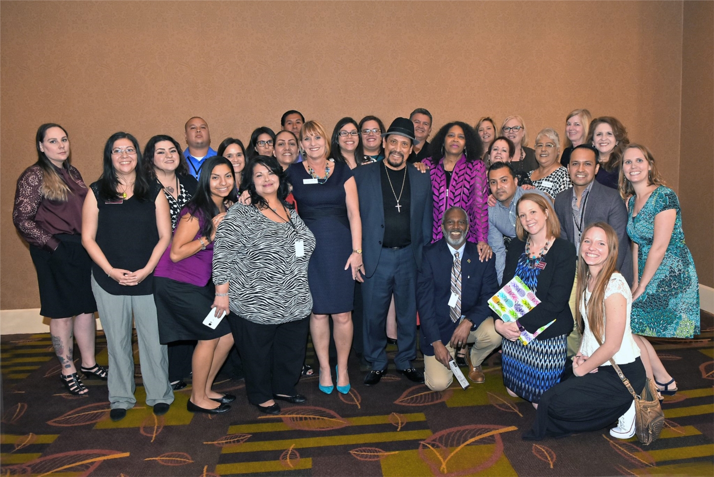 Alpha Home staff with actor/producer, Danny Trejo, at Alpha Home's 11th Annual Doorways of Hope luncheon. 