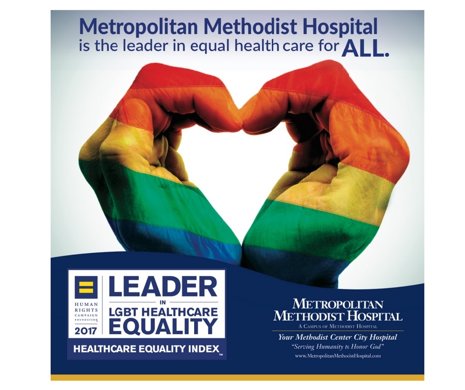 Metropolitan Methodist Hospital is the only hospital in San Antonio with a Healthcare Equality Index designation.