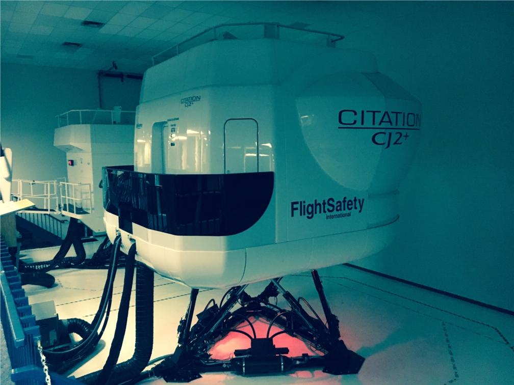 FlightSafety International San Antonio Learning Center Citation CJ2+ Simulator 