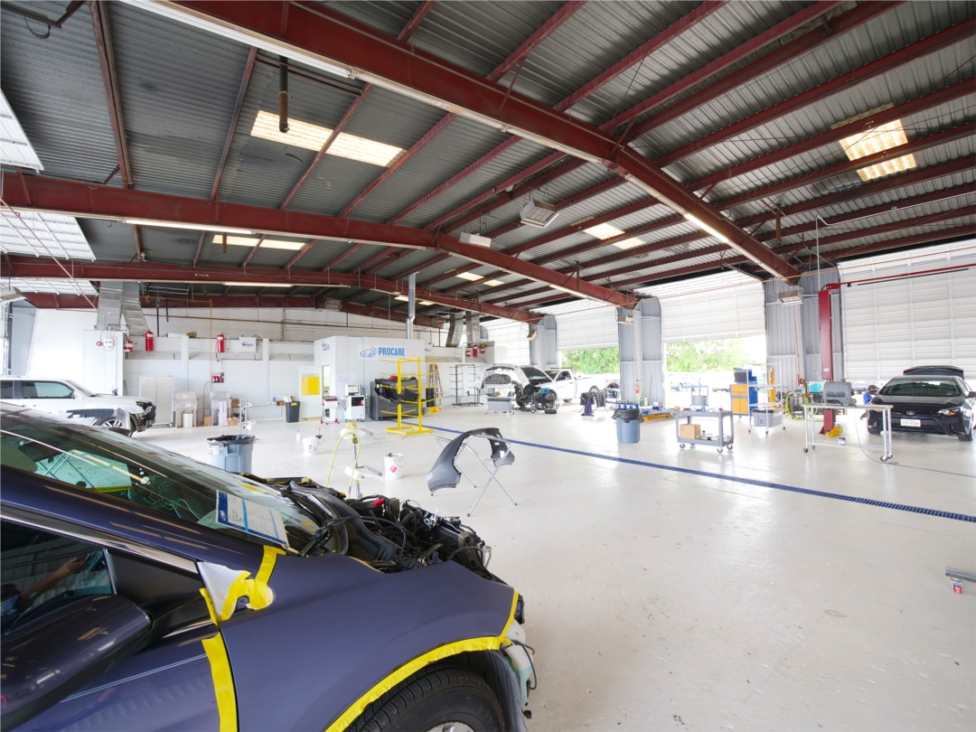 A look inside our bays at the SW Military Drive location.