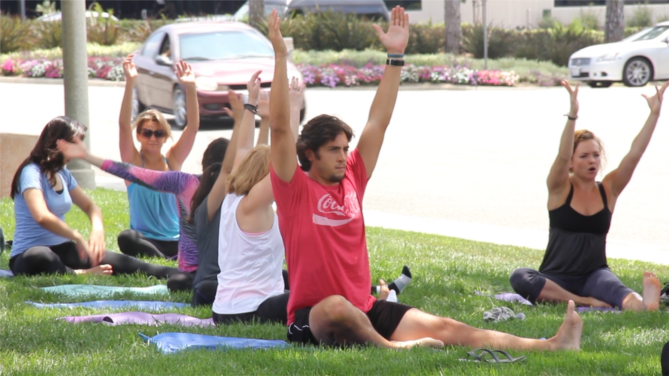 Relaxing with Yoga every Friday - Namaste!