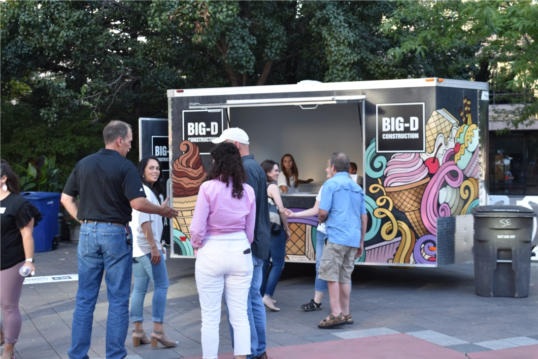 Big-D Ice Cream Truck at our Summer Party (2019)