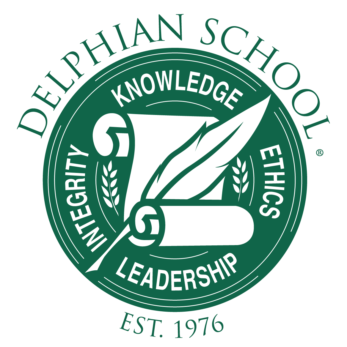 The Delphian School logo