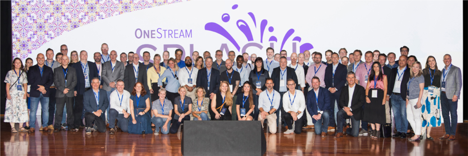 OneStream team at their Splash Madrid User Conference 2019