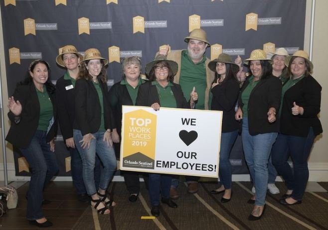 We LOVE our TEAM!  Team Members at the 2019 Top Workplace  lunch. 