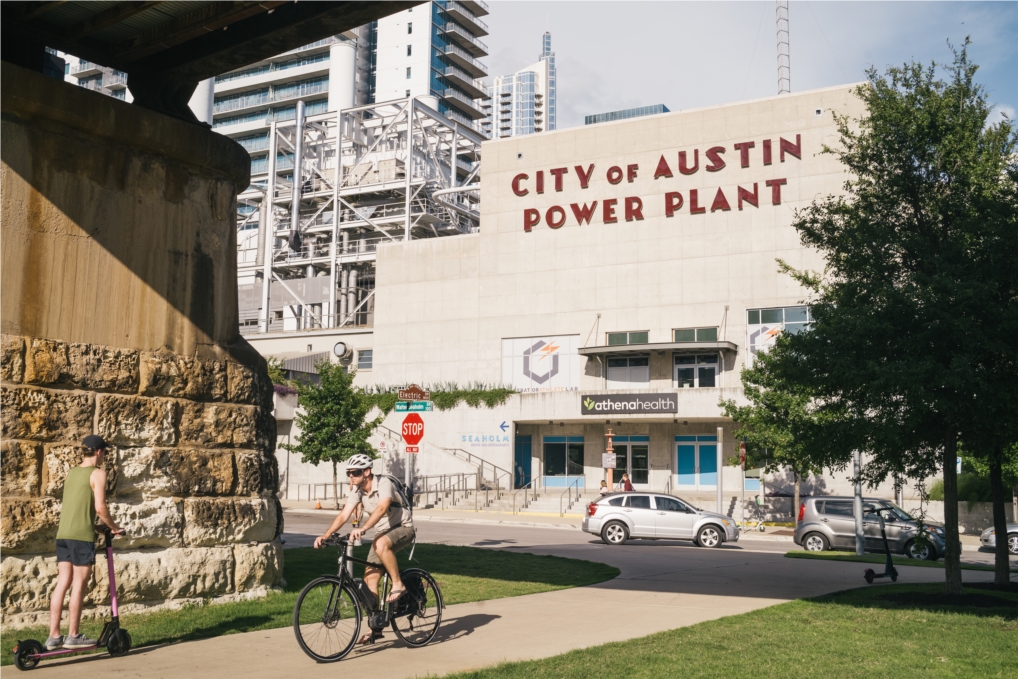 The historic Seaholm Power Plant in the heart of downtown Austin is home to our research and development hub.