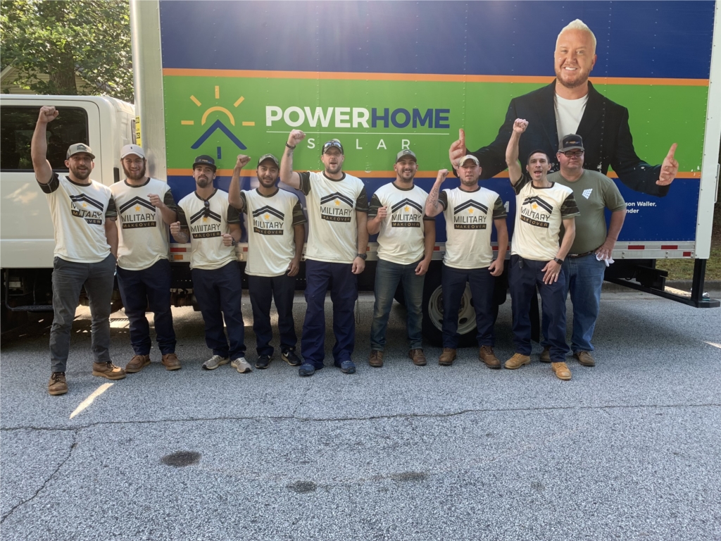 POWERHOME SOLAR recently installed solar panels for a deserving veteran in Georgia as part of the Lifetime TV show "Military Makeover."