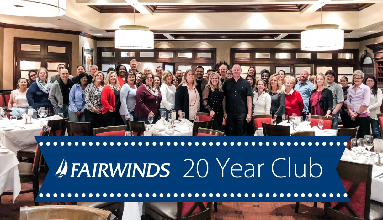 Forty-eight crewmembers employed for 20+ years enjoying an afternoon of celebration at Ruth’s Chris Steak House. Three members of the prestigious ’20 Year Club’ have been crewmembers for over 40 years!
