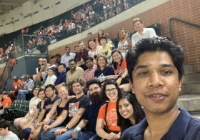 Utegration attends an Astros Game