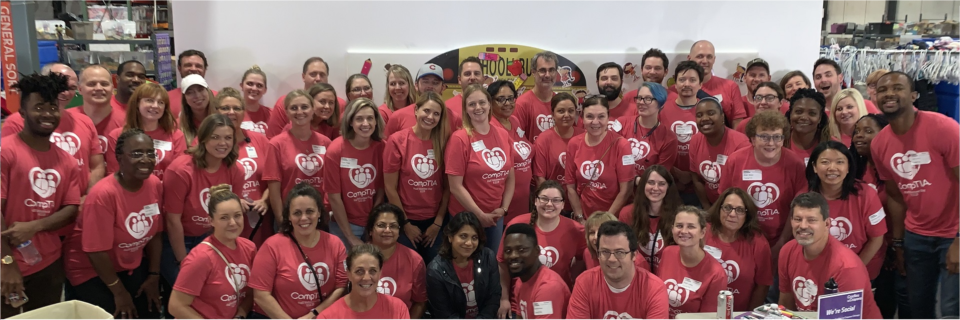 CompTIA's Annual Volunteer Day at Cradles to Crayons