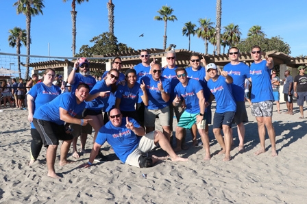 Employee Beach Party Volleyball Tournament at Newport Dunes