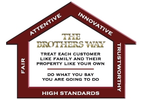 “The Brothers Way” describes what we do, day in and day out, to create a predictable, positive experience for our customers, characterized by five attributes: Fairness, Attentiveness, Innovation, Trust and High Standards.