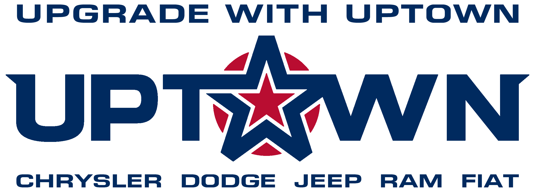 Uptown Chrysler Dodge Jeep Ram Fiat Company Logo