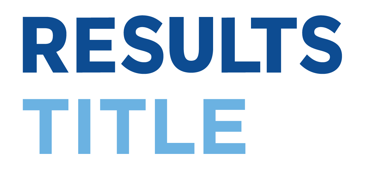 Results Title logo