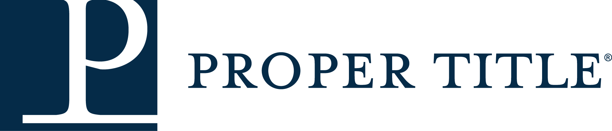 Proper Title logo