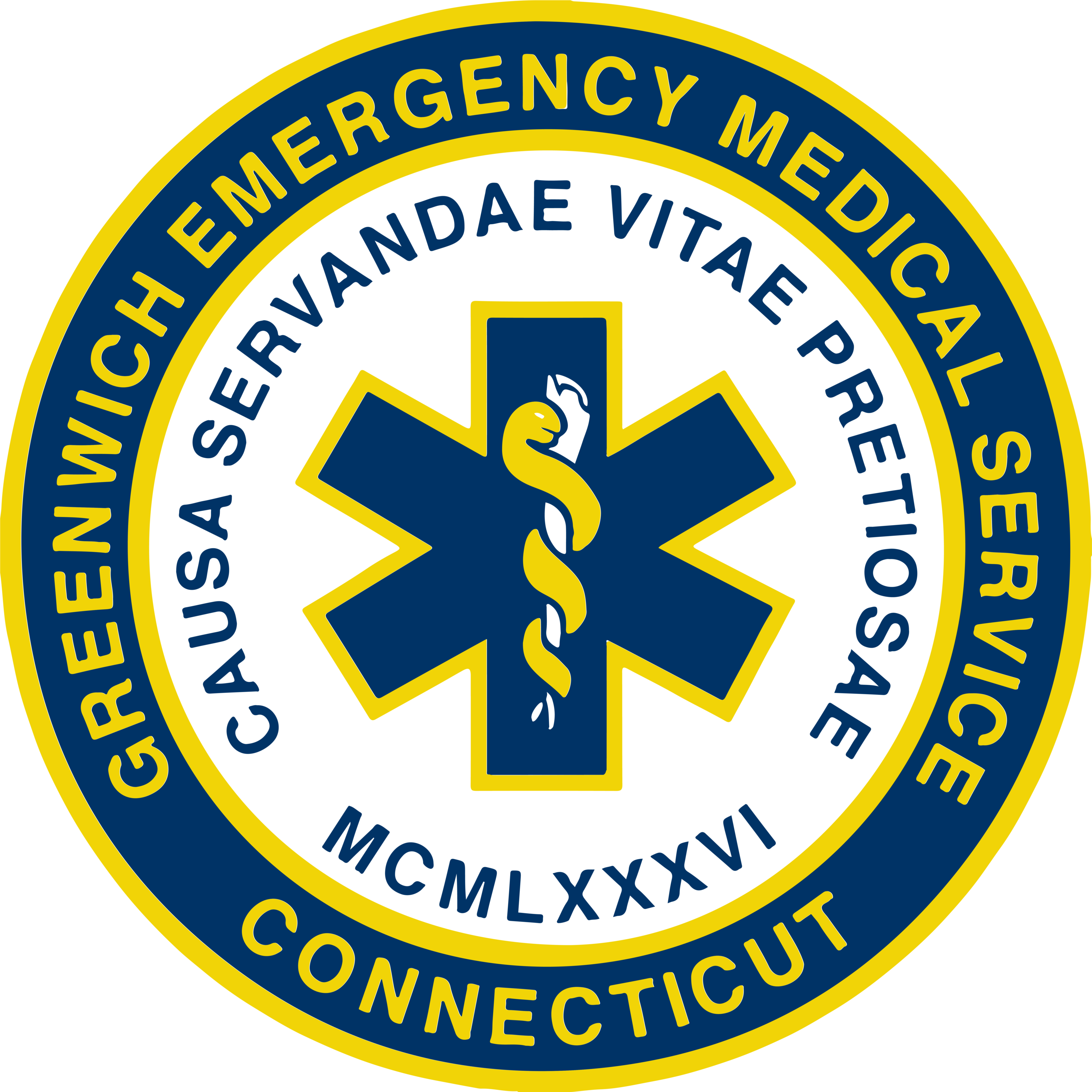 Greenwich Emergency Medical Service Company Logo