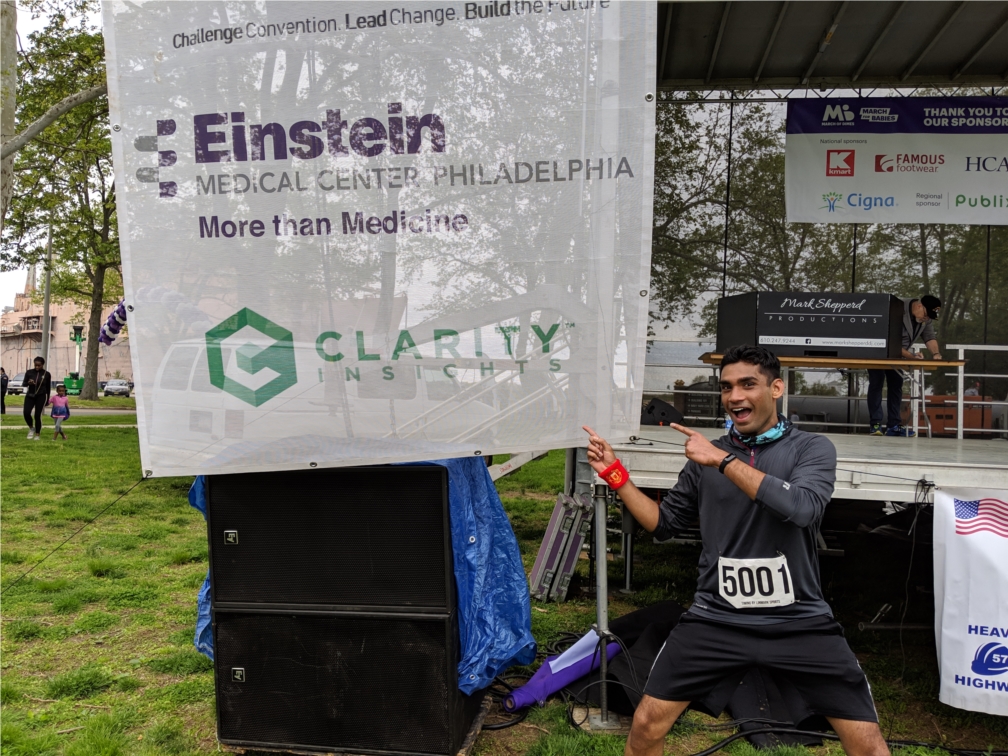 Clarity sponsors the March of Dimes every year!