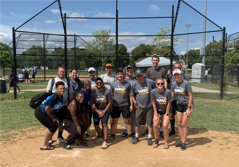 WRA's Baltimore offices' softball team 
