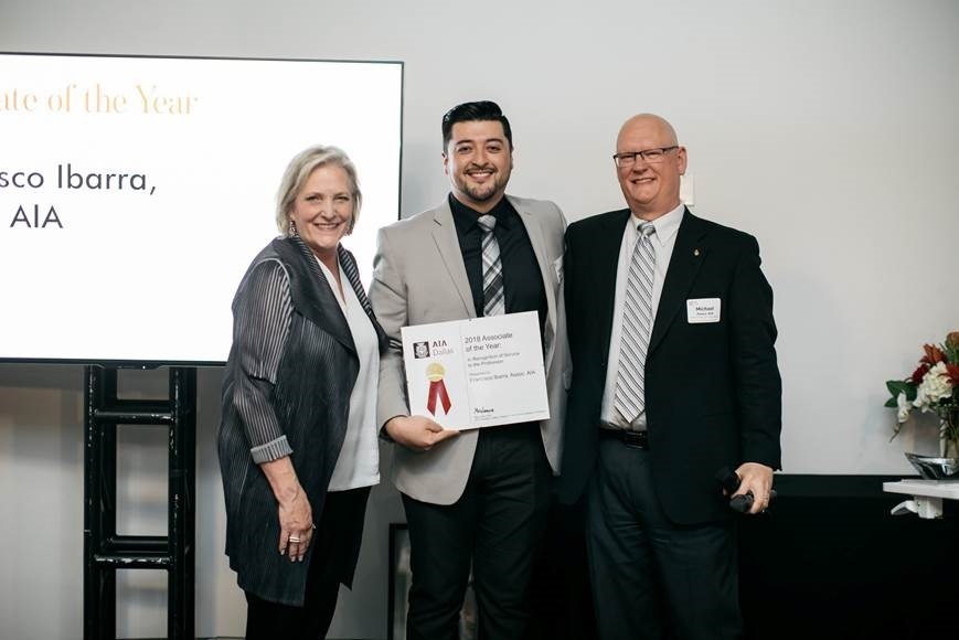We're proud of our commitment to our industries and communities, including recognition of our people like Fransico Ibarra who was recognized by the Dallas chapter of the AIA. 