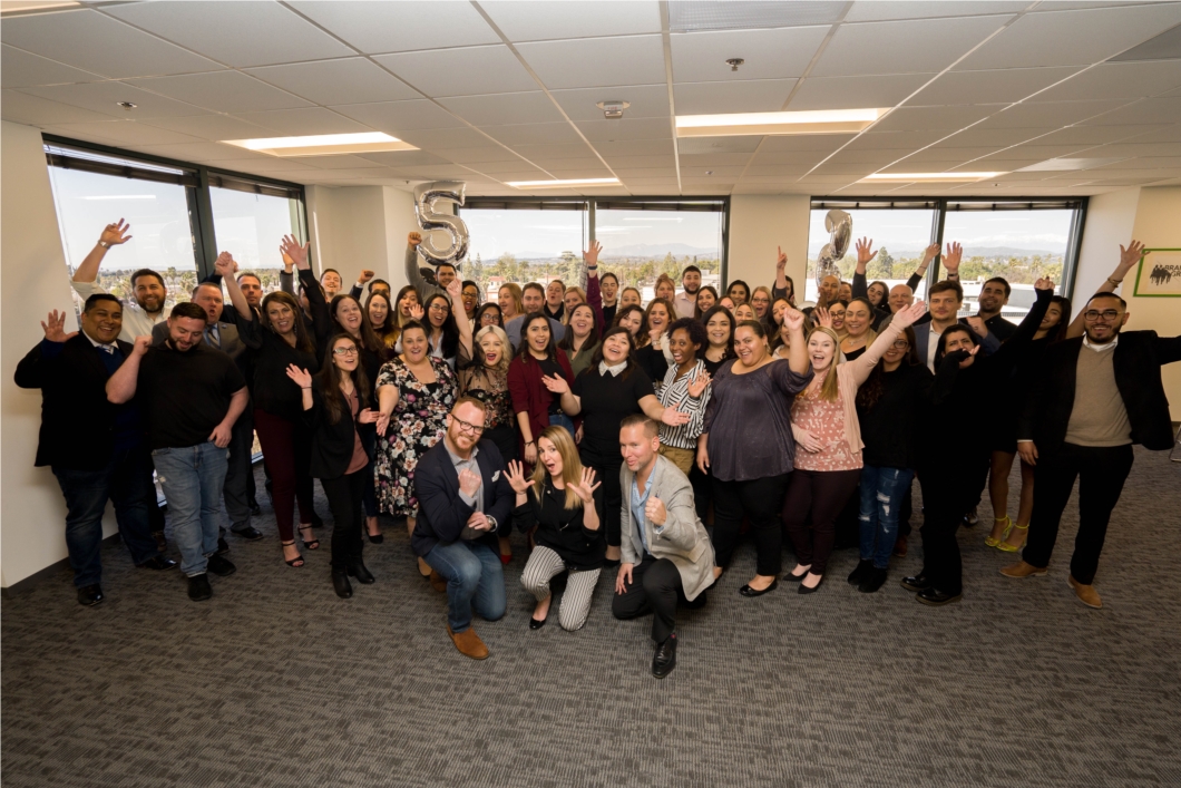 The Branded Group team is celebrating their five year anniversary and exponential growth! 