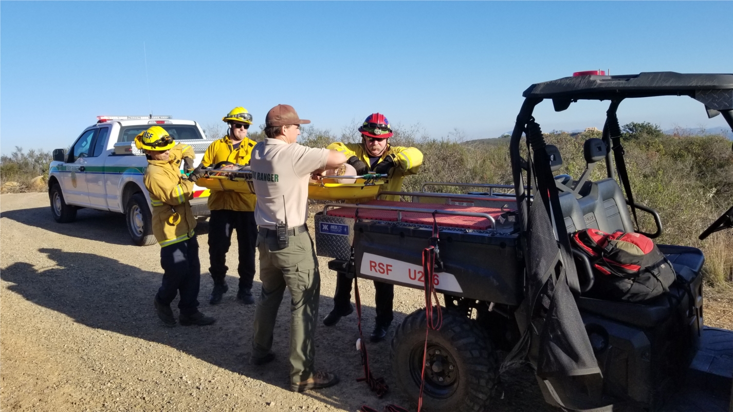 OMWD Park Rangers training with first responders