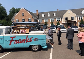 July 25, 2019 -  Franks Etc. Food Truck served up a complimentary lunch to all Headquarters and Michigan Office Associates. 