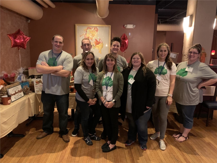 Some of our leadership team at our 2019 Fall Fundraiser at Allentown Brew Works. What a successful and fun night!