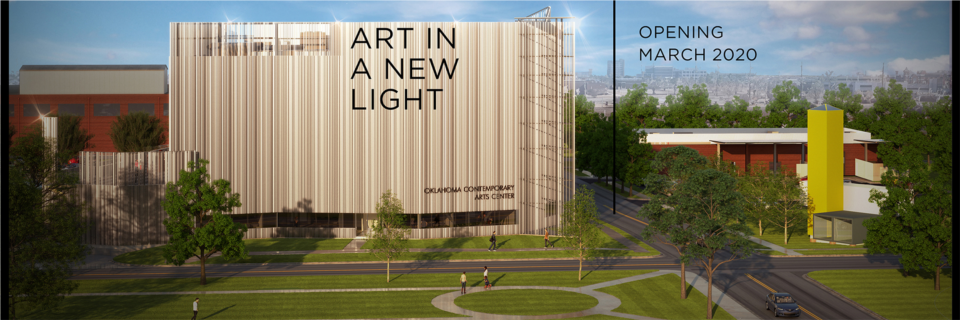 Oklahoma Contemporary launches its new campus, dramatically expands programming and opens its new exhibition, Bright Golden Haze, in March 2020.