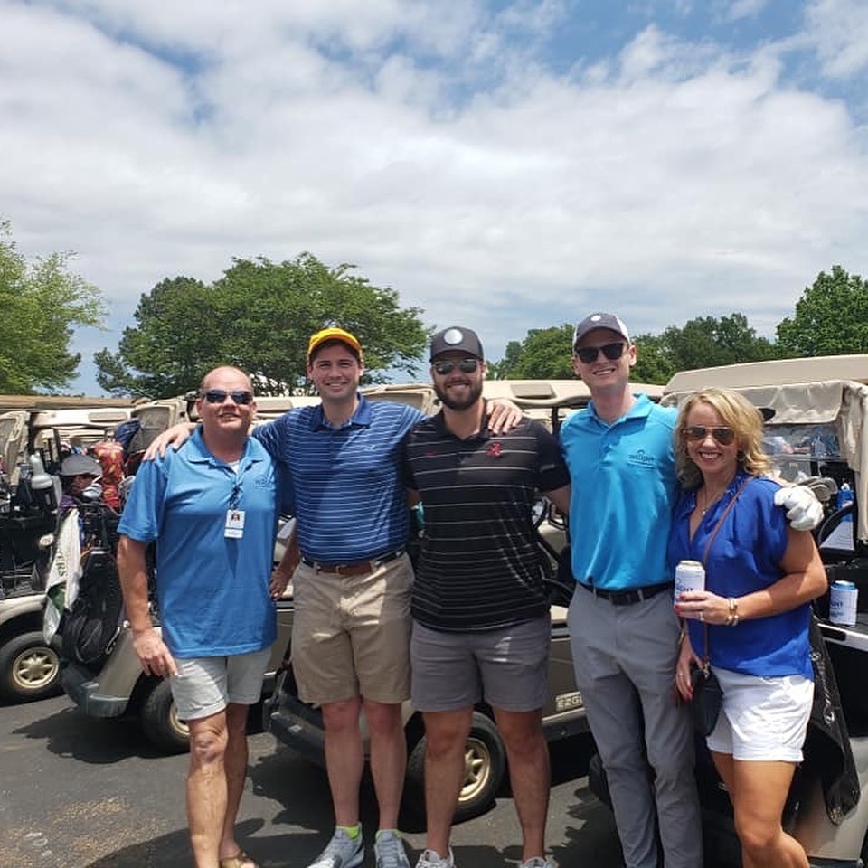 Insight's golf team at the Insurors of Tennessee golf tournament