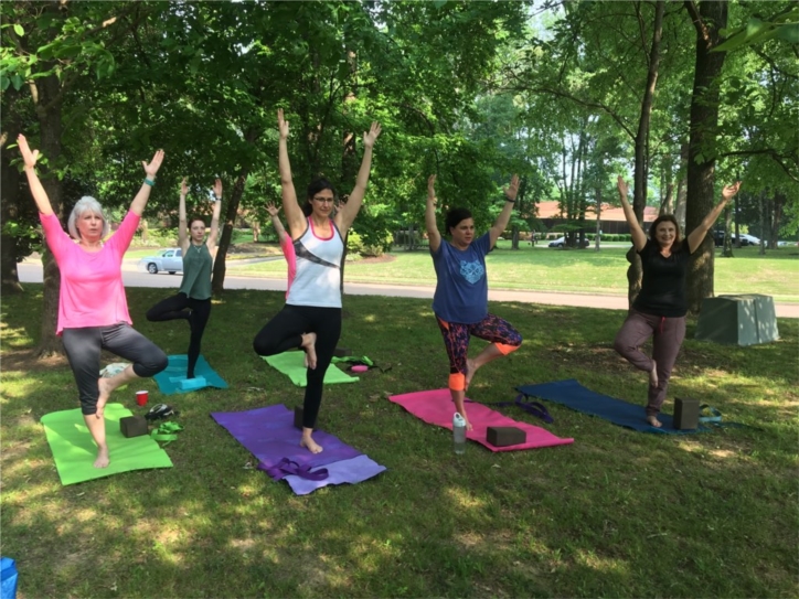 Insight offers weekly yoga classes to de-stress after a long work week