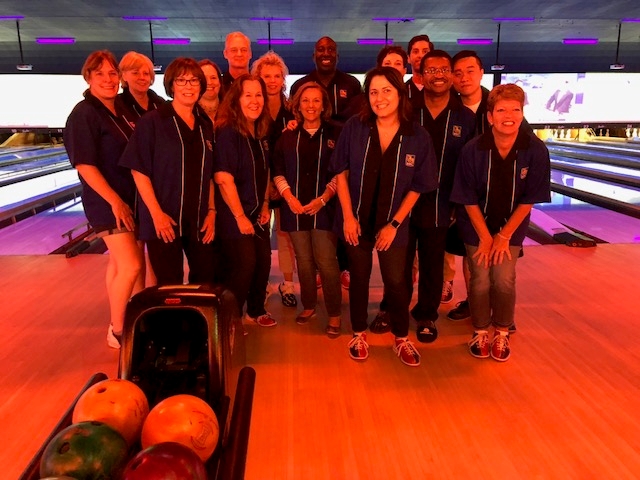 The Baltimore Complex bowls for Junior Achievement of Central MD