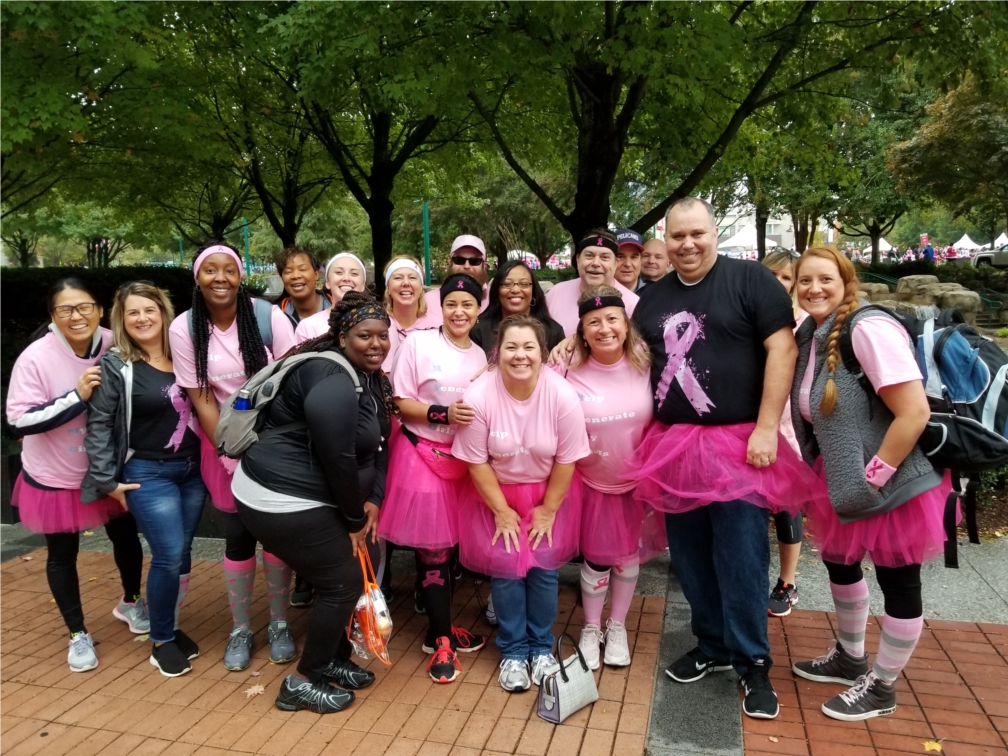 Making Strides against breast cancer walk