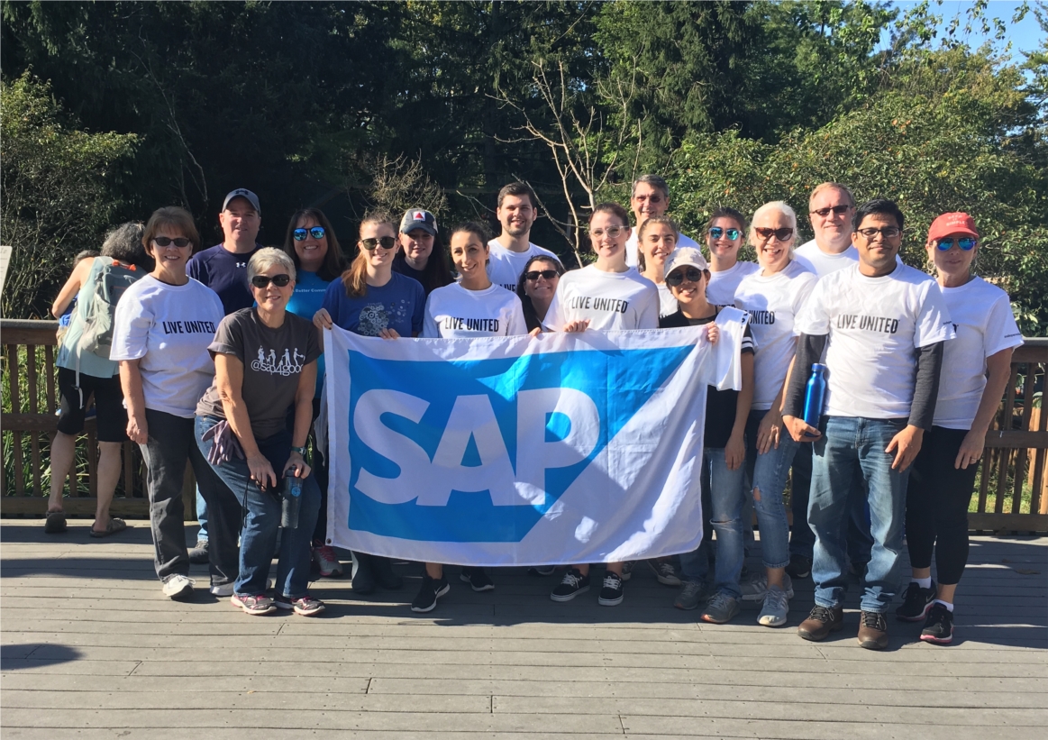 SAP's annual Month of Service provides hundreds of opportunities for employees to give back to their communities. This group spent the day at Elmwood Park Zoo in Norristown, PA.