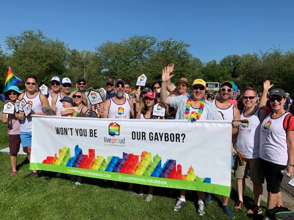 Celebrating Denver Pride.