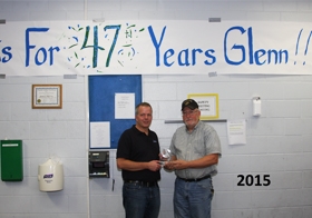 Glenn worked for Stellana for 47 years before retiring!  