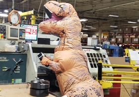 Just another T-Rex at work!