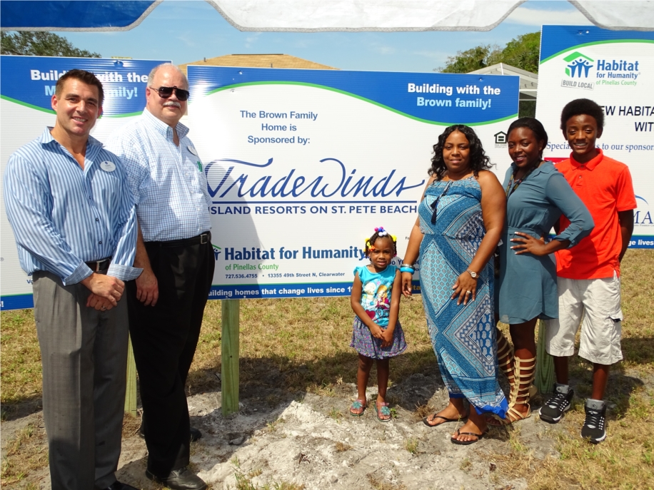 TradeWinds partners with Habitat for Humanity to sponsor a TradeWinds Family