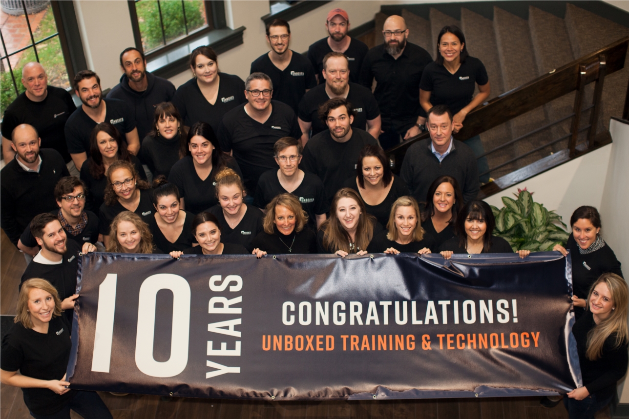 Unboxed celebrated 10 years of Training and Technology this year.