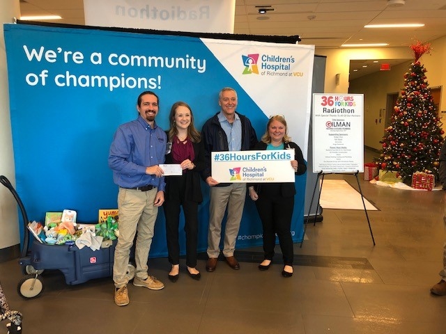 Howell's Heating & Air contributes to 36 Hours for Kids at Children's Hospital of Richmond.
December 2019. 