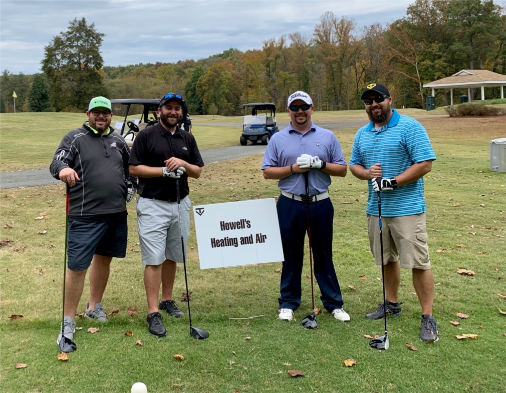 Howell's Heating & Air took part in the 2nd annual Team Vinci Fall golf tournament to help raise money for another year of travel baseball. 
