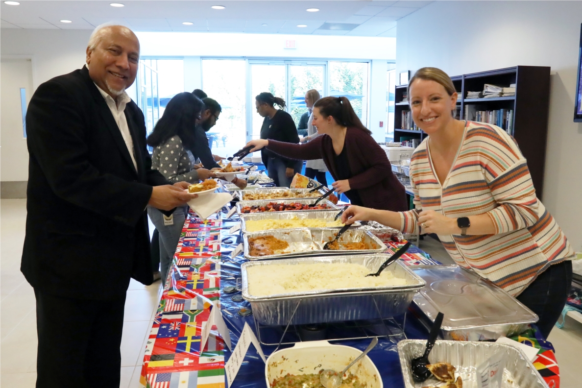 Company Thanksgiving Potluck, yum!