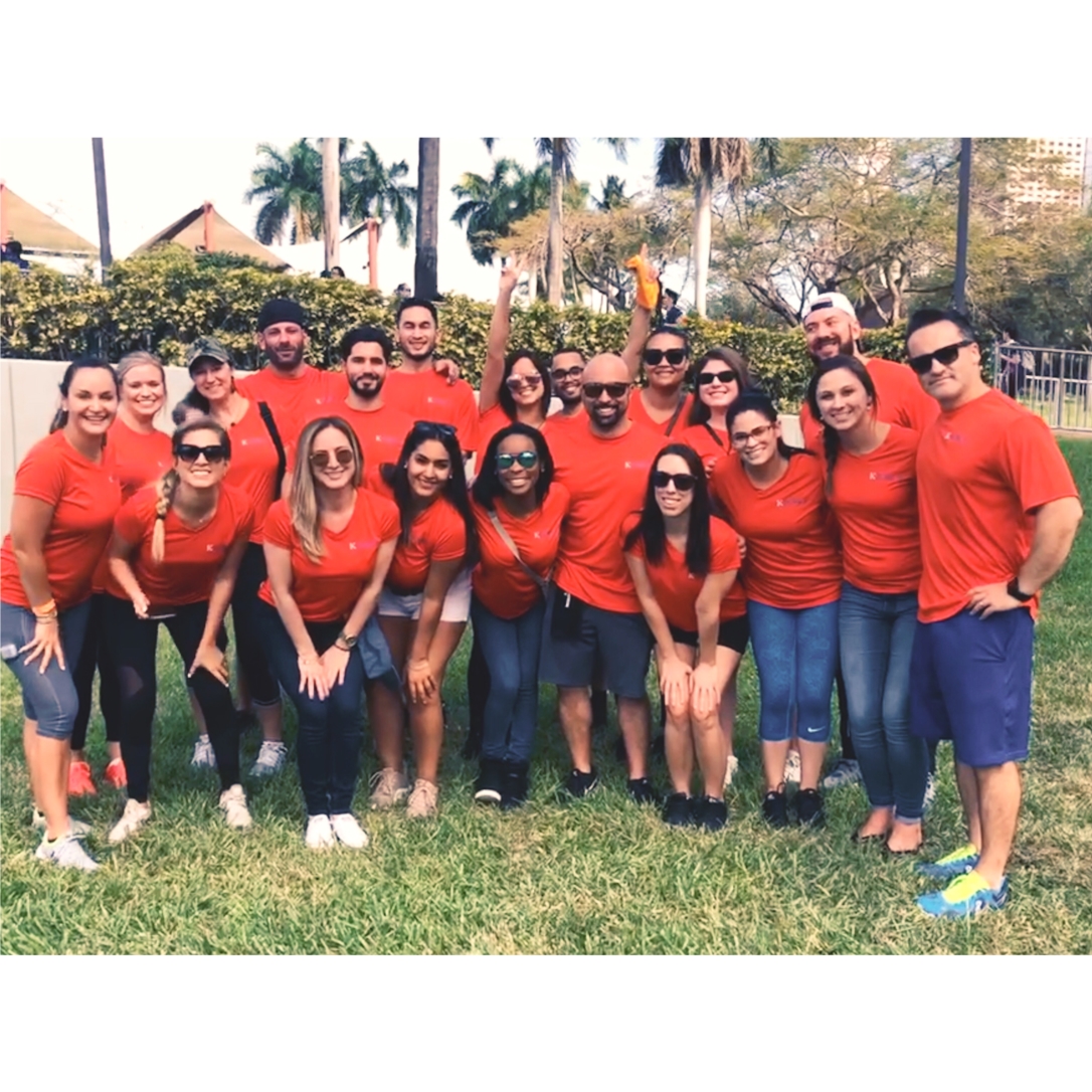 Kforce participates in the Miami Corporate Run and Networking event.