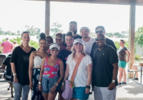 Fun with our families at our Associate Picnic at the Diamond (2019)