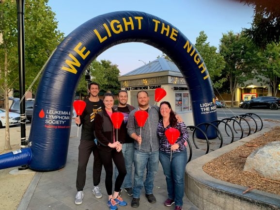 BKF supports the Leukemia and Lymphoma Society across the Bay Area during the 2019 "Light the Night" events