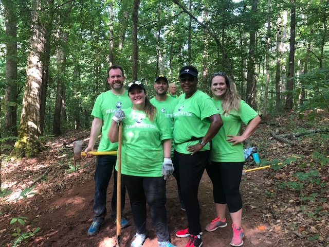 Kennesaw trail clean-up