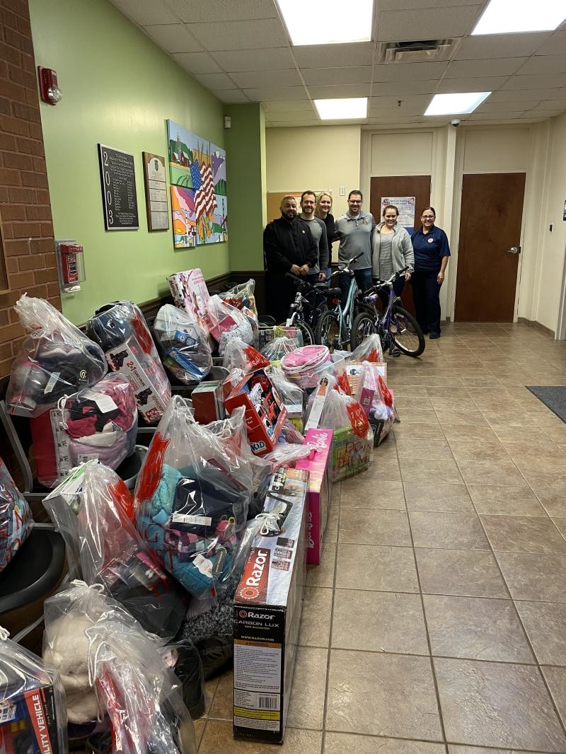 Our Corporate Office and ATL Service Center adopted 35 "angels" through The Salvation Army's Angel Tree program. This program enables children and families living under the poverty line to have an enjoyable holiday by donating clothes and toys.