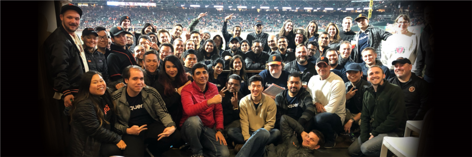 Team Frequence at our annual SF Giants day event.