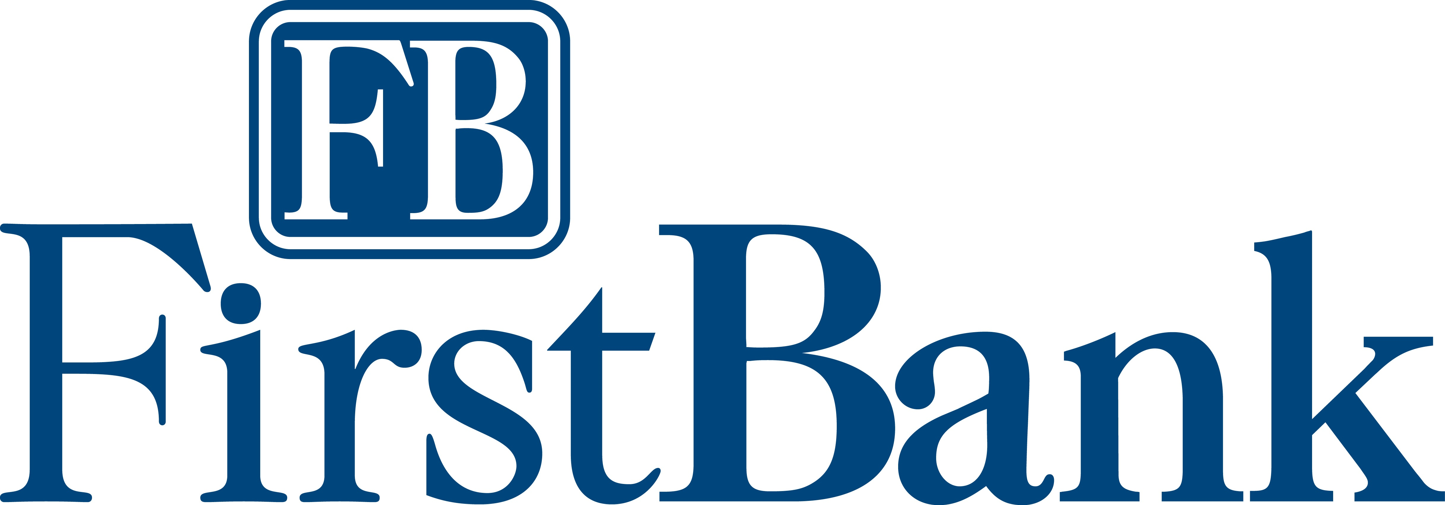 First bank. FIRSTBANK Puerto Rico logo.