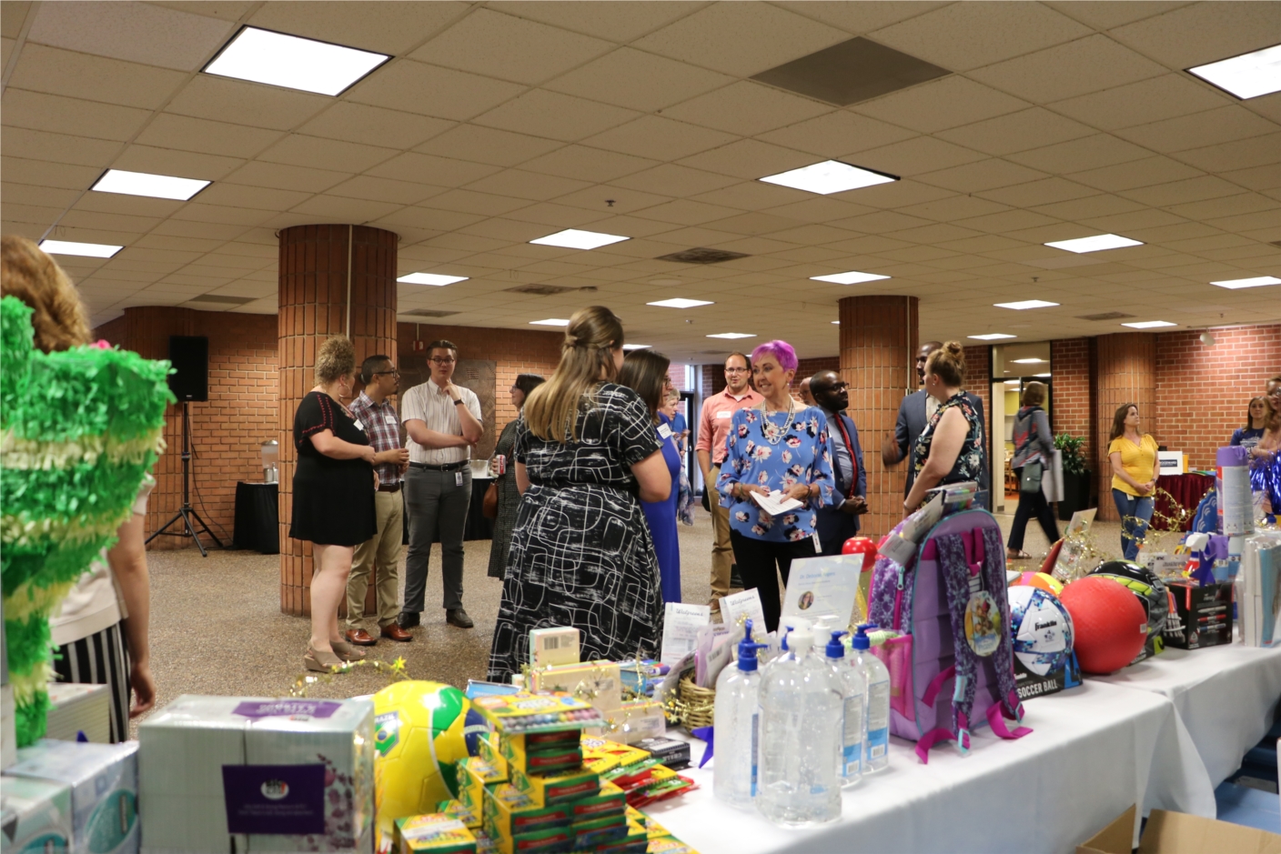 Maritz' employees participate in a school supply drive
