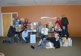Team members participated in the 2019 Combat Hunger drive bringing in 1,580 food and essential goods. Along with providing staff paid volunteer time, community fundraisers and drives are a few ways we give back to the communities we serve.
